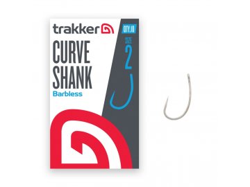Trakker Háček Curve Shank Hooks (Barbless) (Varianta Trakker Háček - Curve Shank Hooks Size 8 (Barbless))