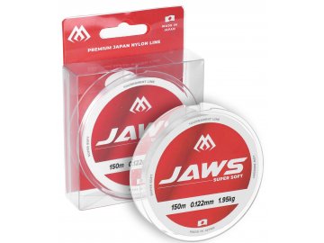 VLASEC - JAWS SUPER SOFT 150m PRŮHLEDNÝ (Varianta VLASEC - JAWS SUPER SOFT 0.122mm/1.95kg/150m PRŮHLEDNÝ - 1 ks)