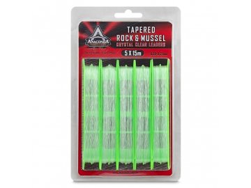 Anaconda ujímaný šokový vlasec 5x15m invisible clear (Varianta Anaconda ujímaný šokový vlasec 0,30-0,57mm 5x15m invisible clear)