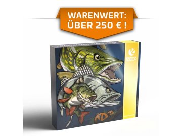 14054 adventskalender24 raubfisch warenwert badge