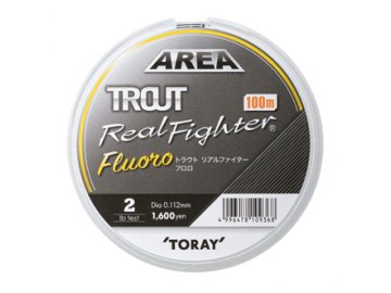Fluorocarbon Trout Area Real Fighter Fluoro 100 m (Varianta Fluorocarbon Trout Area Real Fighter Fluoro 100 m 0,098 mm)