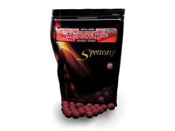 Sportcarp tvrzené boilies Mulberry Garlic Hard Ons 20 mm