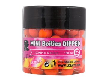 LK Baits Mini Boilies in Dip Compot N.H.D.C 12mm 150ml Fluoro (Variant LK Baits Mini Boilies in Dip Compot N.H.D.C 12mm 150ml Fluoro)