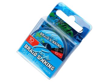Giants fishing Splétaná šňůra Carp Braid Sinking 25lbs/10m Pitch Black
