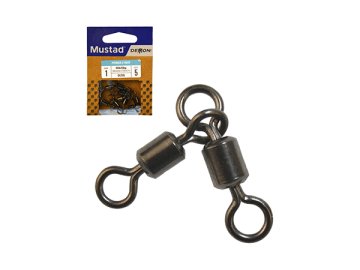 MUSTAD POWER 3-WAY SWIVEL DVOJITÝ OBRATLÍK (Balení 5 ks/bal, Velikost 1, Typ Power 3-Way Swivel)