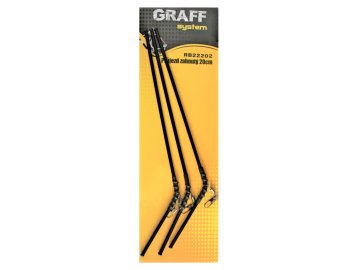graff prujezd zahnuty 20cm 3ks cerny