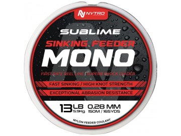 Nytro Vlasec Sublime Sinking Feeder Mono 150m (Varianta Nytro Vlasec Sublime Sinking Feeder Mono 150m 0,16mm 1,4kg)