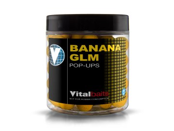 Vitalbaits Pop-Up Banana GLM 80g (Varianta Vitalbaits Pop-Up Banana GLM 80g 14mm)