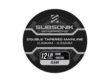 Sonik Vlasec Subsonik Double Tapered Main Line Clear 990m (Varianta Sonik Vlasec Subsonik Double Tapered Main Line Clear 990m 0,28-0,55mm 12lb)