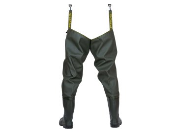 PROS brodící holinky Thigh STANDARD Plavitex Heavy Duty Oliv
