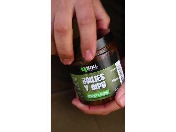Nikl Boilies v dipu Scopex & Squid 250ml (Varianta Nikl Boilies v dipu Scopex & Squid 250ml - Průměr: 24mm, Balení: 250ml)