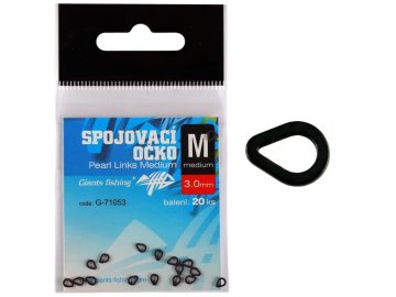 Giants fishing Spojovací očko Pearl Links Medium 20ks (3.0 mm)