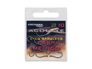 Drennan háčky Acolyte Carp Method Barbless (Variant Drennan háčky Acolyte Carp Method Barbless vel.10)