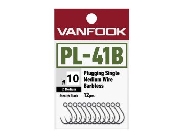 PL-41B Plugging Single Medium Heavy Wire Barbless 12ks (Varianta PL-41B Plugging Single Medium Heavy Wire Barbless 12ks velikost 10)