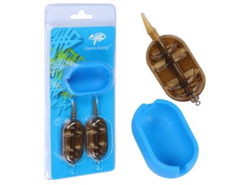 Giants fishing Sada krmítek s formičkou 2+1 Method Feeder Gaube (Varianta 50+60g)