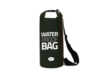 Voděodolný vak/taška 10 litrů černý (Varianta Voděodolný vak/taška 10 litrů černý)