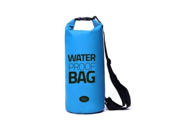 Voděodolný vak/taška 10 litrů modrý (Varianta Voděodolný vak/taška 10 litrů modrý)