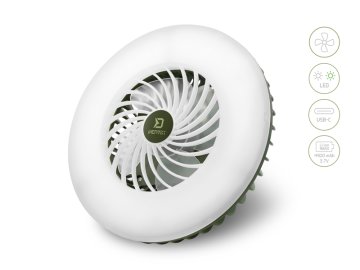 Ventilátor se světlem Delphin Ventix 7W/4400mAh (Velikost 4400 mAh)