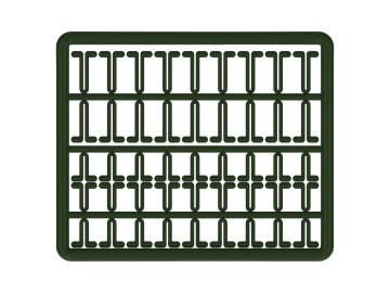 Zarážky na pelety mix