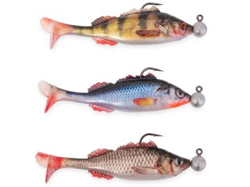 Iron Trout nástraha Real Shad Kit MIX 2, 3ks (Varianta Iron Trout nástraha Real Shad Kit 11cm 10g velikost 5/0, MIX 2, 3ks)