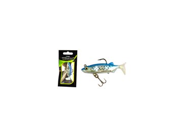 WIZARD SWIMBAIT - PADDLE LONG GUMENÁ NÁSTRAHA (Velikost 3 inch, Typ Green Redtiger)