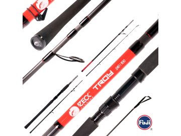 ZECK - cestovní přívlačový prut – Troy 240cm |100g (Varianta ZECK - cestovní přívlačový prut – Troy 240cm |100g)