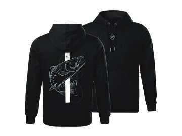 Giants Fishing Mikina pánská černá Pstruh (Varianta vel. 2XL)