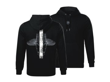 Giants Fishing Mikina pánská černá Šupináč hlava (Varianta vel. 2XL)