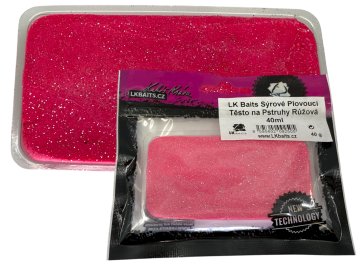 LK Baits Sýrové Plovoucí Těsto na Pstruhy Růžová 40ml
