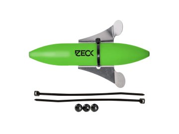 ZECK - podvodní splávek s vrtulkou - Propeller U-Float Solid Green (Velikost 10 g)