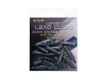 ESP závěsky Loaded Lead Clip Quick Change Swivel Grey