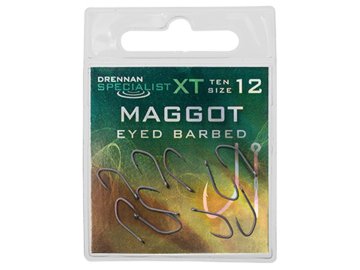 Drennan háčky Specialist XT Maggot Barbed vel.12