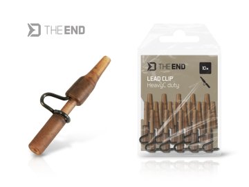 Klip na olovo HeavyC duty Delphin TheEND / 10ks (Velikost Ground)