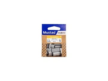 MUSTAD OVÁLNA HLINÍKOVÁ DUTINKA (Balení 40 ks/bal, Velikost 1 mm, Typ Oval Aluminum Sleeve)