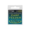 Drennan háčky bez protihrotu Eyed Carp Feeder Barbless vel. 12