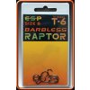 ESP háčky bez protihrotu Raptor T6 Barbless vel. 8