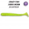 Vibro worm 5cm 6 chartreuse (Varianta Vibro worm 5cm 6 chartreuse)
