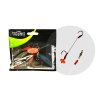 WIZARD MONSTER SURFACE LIVEBAIT DOUBLE MONOBRAID RIG NA SUMCE (Velikost 9/0+11/0 ROUND, Typ Monster Surface Livebait Double Monobraid Rig)