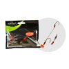 WIZARD MONSTER SURFACE LIVEBAIT DOUBLE MONOBRAID RIG NA SUMCE (Velikost 9/0+11/0 ROUND, Typ Monster Surface Livebait Double Monobraid Rig)