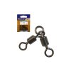 MUSTAD POWER 3-WAY SWIVEL DVOJITÝ OBRATLÍK (Balení 5 ks/bal, Velikost 1, Typ Power 3-Way Swivel)