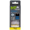 MF RIG - WITH BAIT BAND - BARBLESS HOOKS / braid: 0.12mm/10cm - 8 pcs. (Varianta MF RIG - WITH BAIT BAND - BARBLESS HOOKS NO 10 DB / braid: 0.12mm/10cm - 8 pcs.)