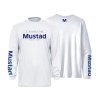 MUSTAD LIGHT GREY BRAND LONGSLEEVE UV - REPREVE+SPANDEX TRIČKO (Velikost S, Typ Light Grey UV)