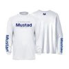 MUSTAD LIGHT GREY BRAND LONGSLEEVE UV - REPREVE+SPANDEX TRIČKO (Velikost S, Typ Light Grey UV)