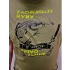 LK Baits pánské triko Khaki Zachraňuji ryby (Varianta LK Baits pánské triko Khaki Zachraňuji ryby vel.2XL)