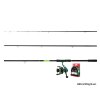 Feederový set Delphin GreenFEED (Velikost 330cm/100g + 3T + 0,261mm)