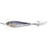 LIVETARGET FLUTTER SHAD KOVOVÁ NÁSTRAHA S TŘPYTKAMI (Velikost 6 cm, Typ Glow Black)