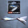 LIVETARGET FLUTTER SHAD KOVOVÁ NÁSTRAHA S TŘPYTKAMI (Velikost 5,5 cm, Typ Silver/Blue)