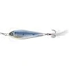LIVETARGET FLUTTER SHAD KOVOVÁ NÁSTRAHA S TŘPYTKAMI 7 cm (Velikost 7 cm, Typ Glow Black)