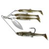 LIVETARGET BAITBALL MINNOW SPINNER RIG (Typ 11 g / Smoke Silver)