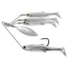 LIVETARGET BAITBALL MINNOW SPINNER RIG (Typ 11 g / Smoke Silver)